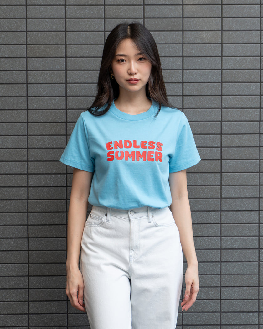 Nomitee's Endless Summer Top Atasan Wanita Lengan Pendek