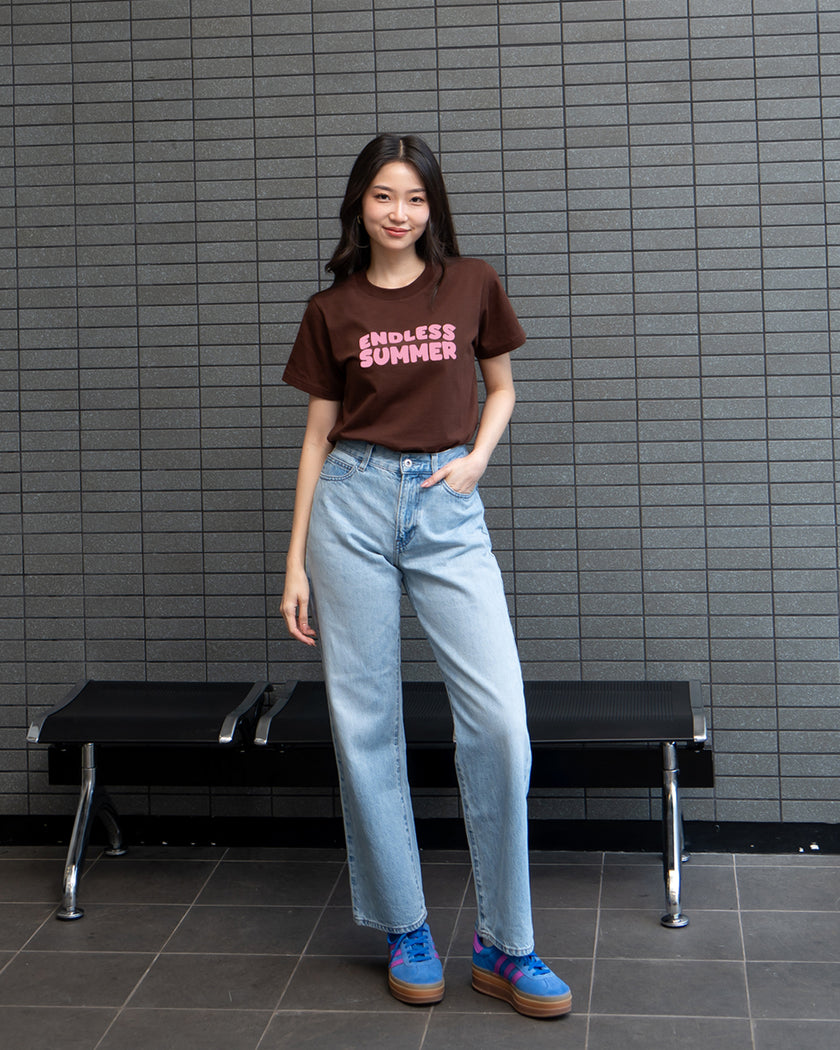 Nomitee's Endless Summer Top Atasan Wanita Lengan Pendek