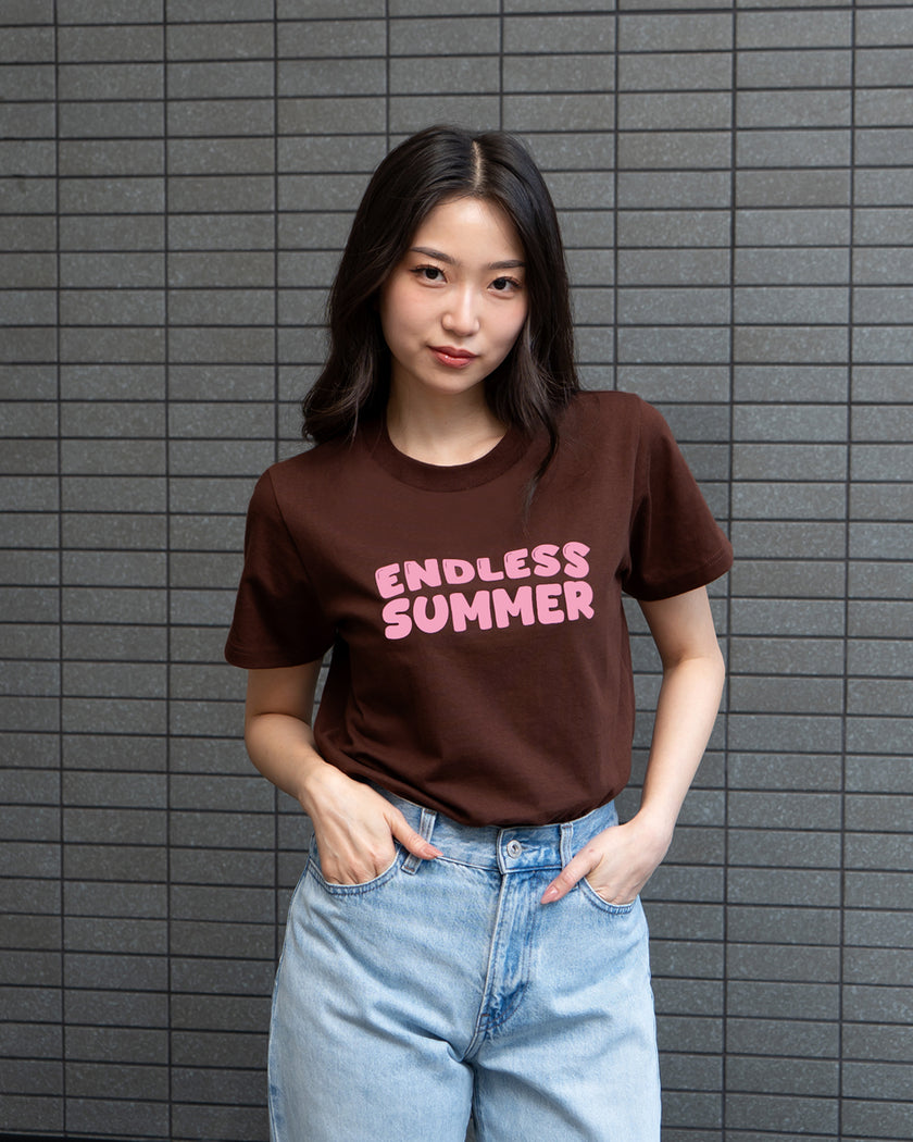 Nomitee's Endless Summer Top Atasan Wanita Lengan Pendek