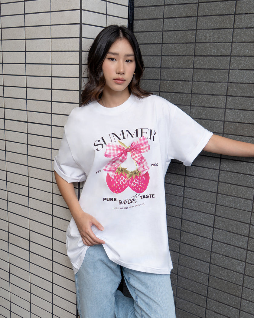 Nomitee's Summer Squad T-shirt Atasan Wanita Lengan Pendek