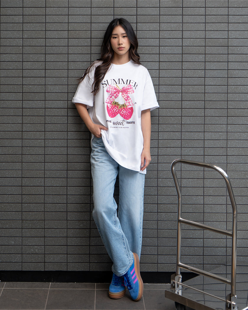 Nomitee's Summer Squad T-shirt Atasan Wanita Lengan Pendek