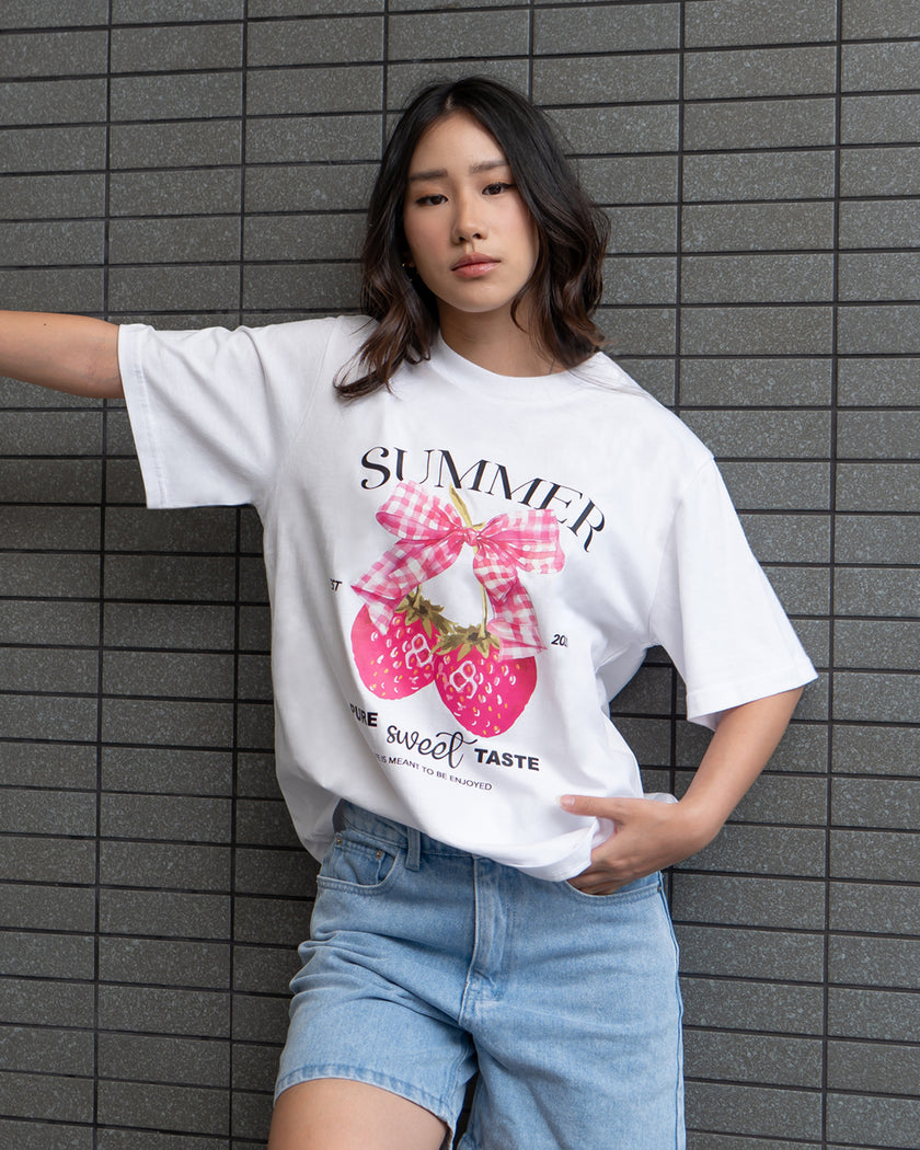 Nomitee's Summer Squad T-shirt Atasan Wanita Lengan Pendek