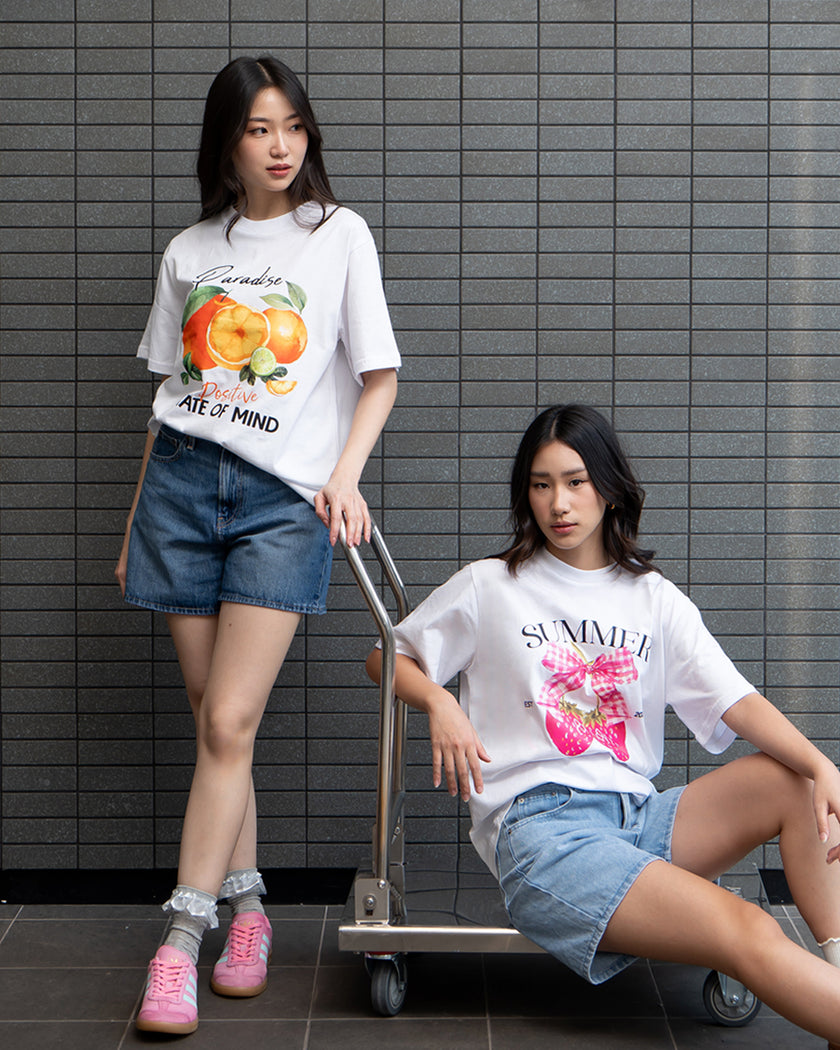 Nomitee's Summer Squad T-shirt Atasan Wanita Lengan Pendek
