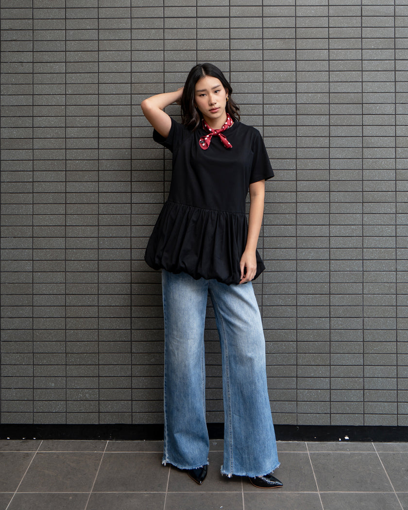 Nomitee's Amalia Top Atasan Wanita Lengan Pendek