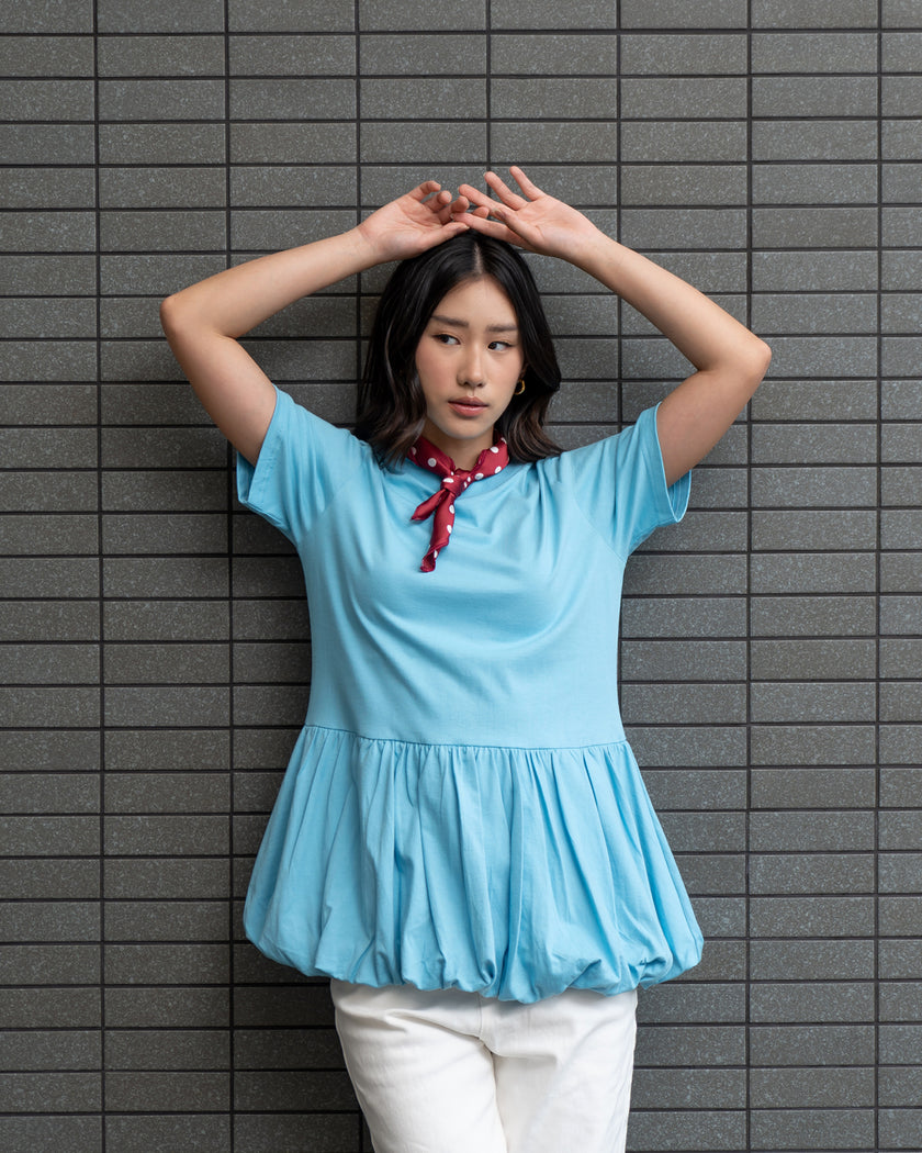 Nomitee's Amalia Top Atasan Wanita Lengan Pendek