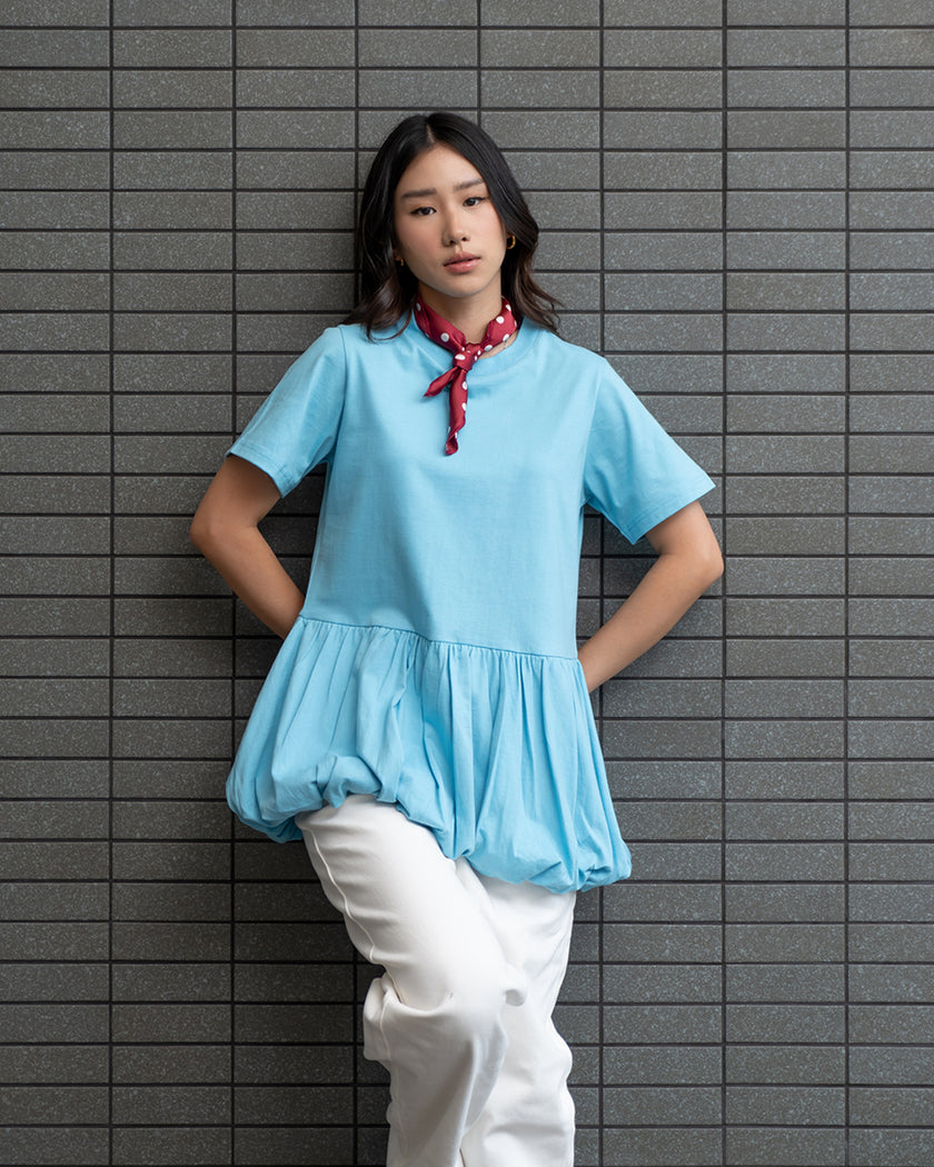 Nomitee's Amalia Top Atasan Wanita Lengan Pendek