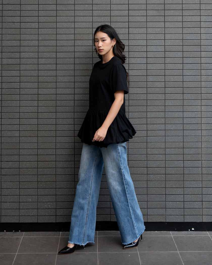 Nomitee's Amalia Top Atasan Wanita Lengan Pendek