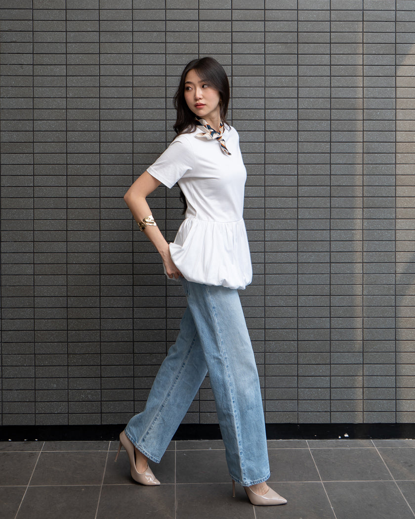 Nomitee's Amalia Top Atasan Wanita Lengan Pendek