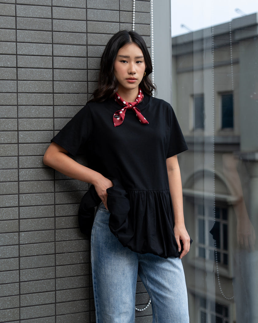 Nomitee's Amalia Top Atasan Wanita Lengan Pendek