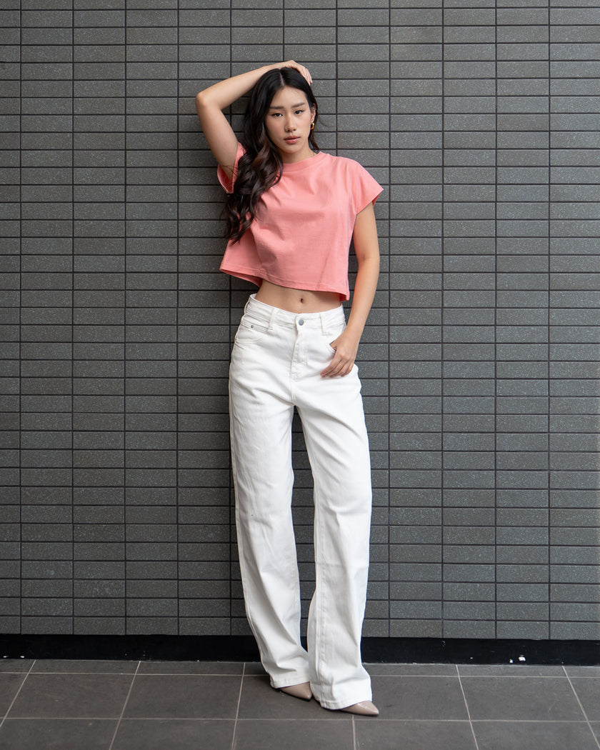 Nomitee's Twila Top Atasan Wanita Lengan Pendek