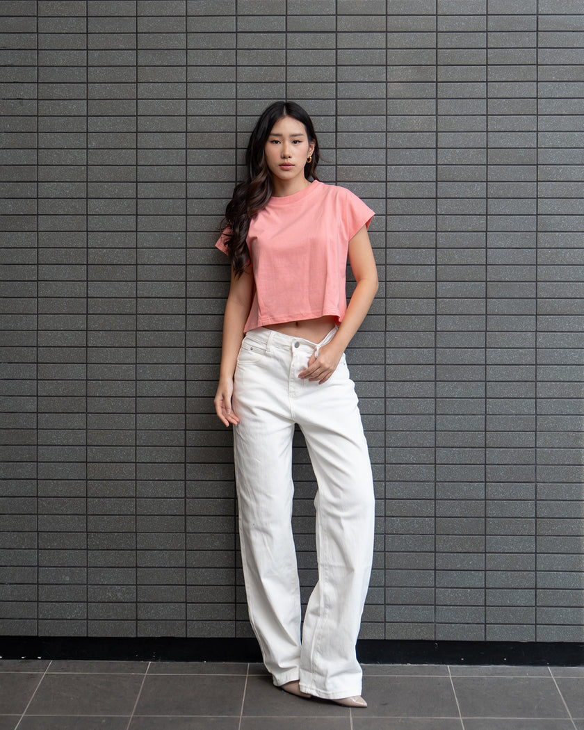 Nomitee's Twila Top Atasan Wanita Lengan Pendek