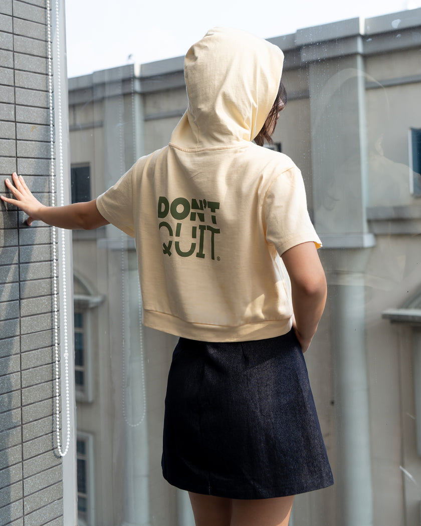 Nomitee's Don't Quit Top Atasan Wanita Lengan Pendek