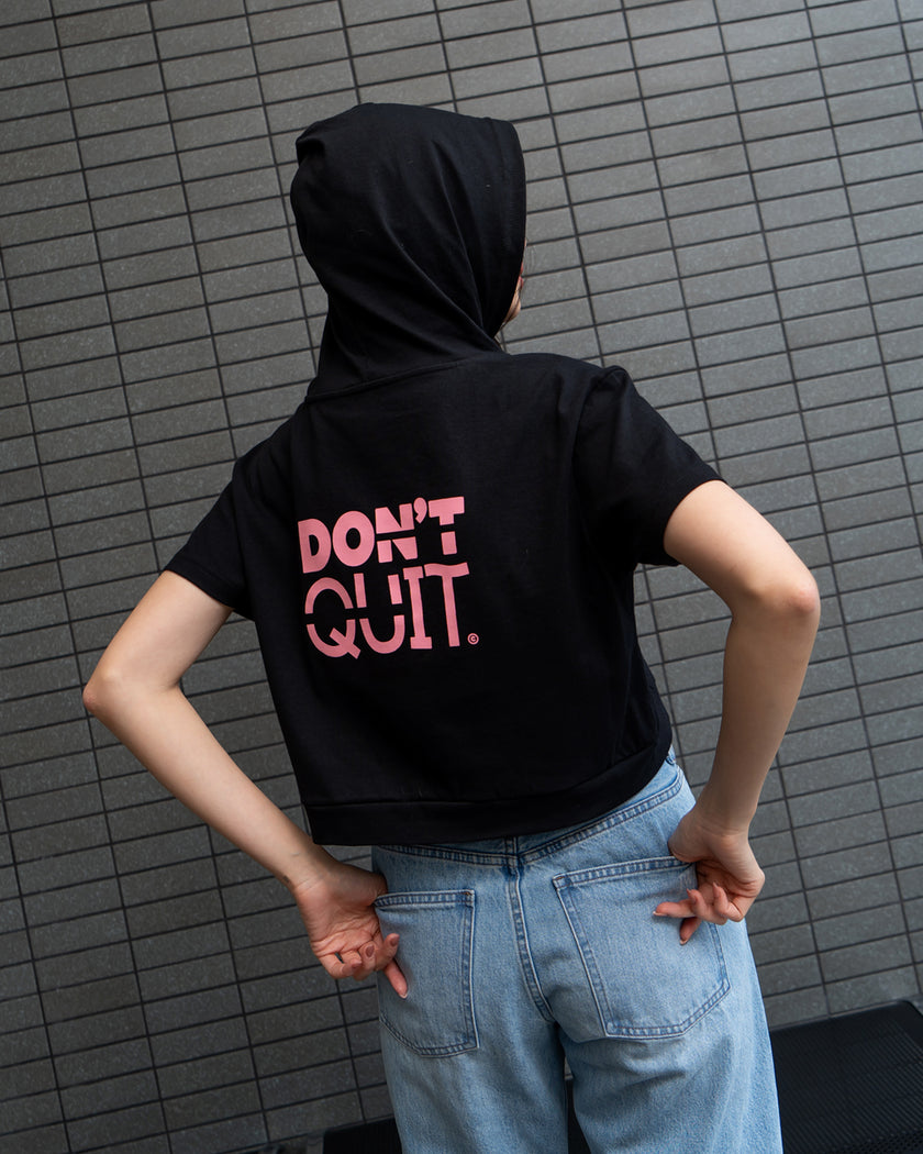 Nomitee's Don't Quit Top Atasan Wanita Lengan Pendek