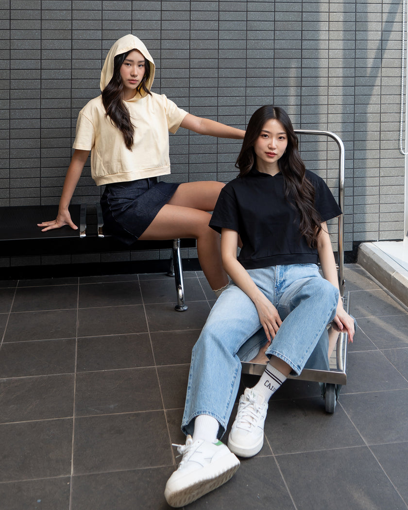 Nomitee's Don't Quit Top Atasan Wanita Lengan Pendek