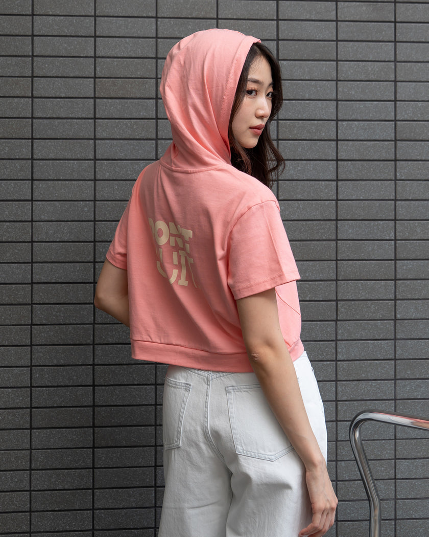 Nomitee's Don't Quit Top Atasan Wanita Lengan Pendek