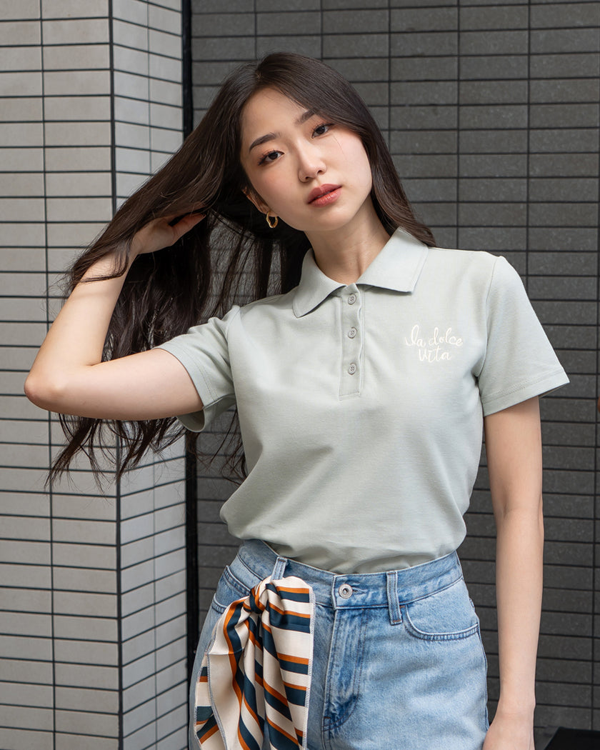 Nomitee's Dolce Top Atasan Wanita Lengan Pendek