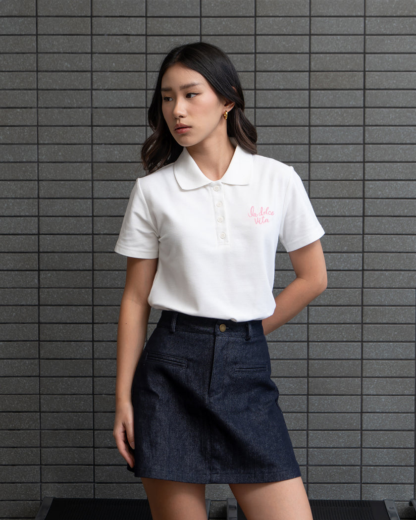 Nomitee's Dolce Top Atasan Wanita Lengan Pendek