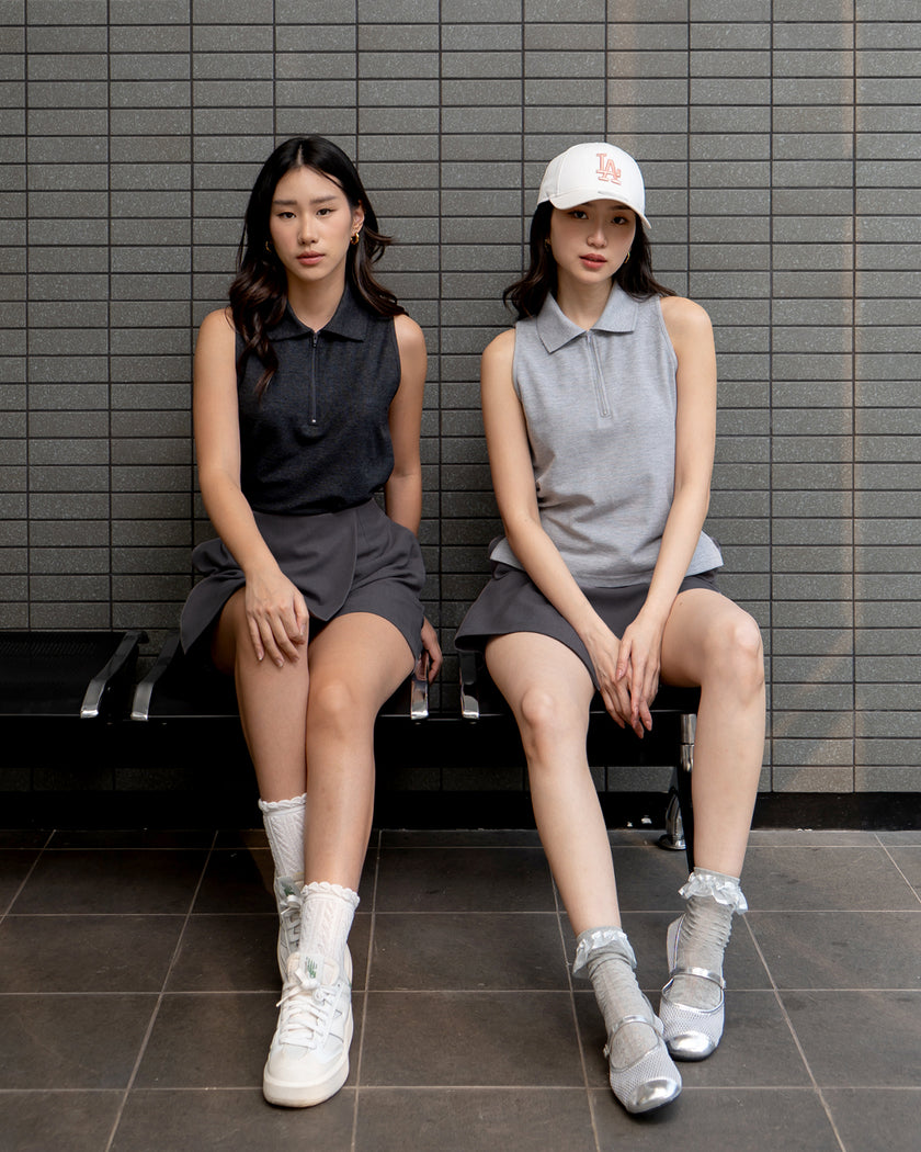 Nomitee's Callie Top Atasan Wanita Tanpa Lengan