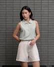 Nomitee's Callie Top Atasan Wanita Tanpa Lengan