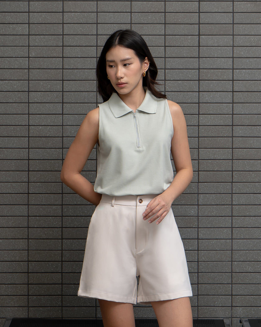 Nomitee's Callie Top Atasan Wanita Tanpa Lengan