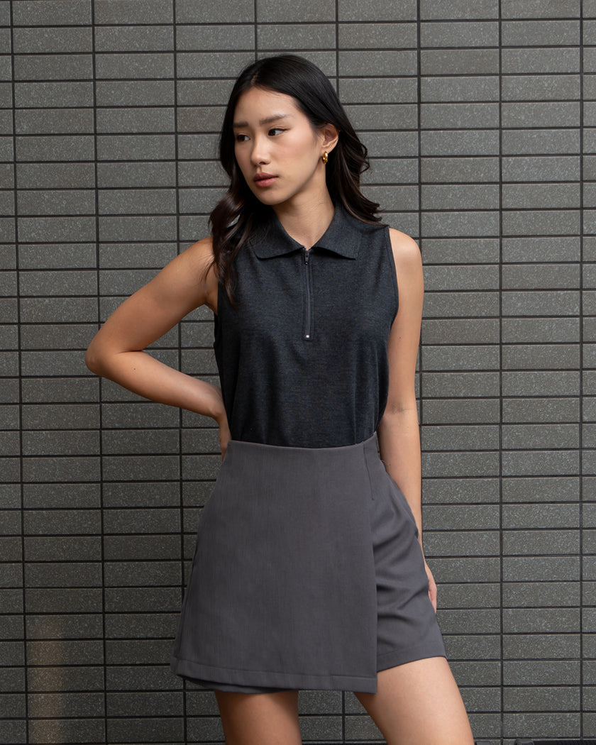 Nomitee's Callie Top Atasan Wanita Tanpa Lengan