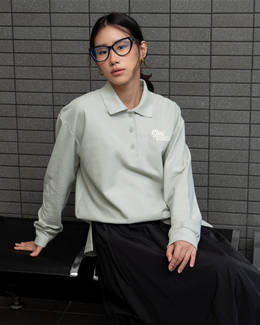 Nomitee's Thiago Top Atasan Wanita Lengan Panjang Oversized