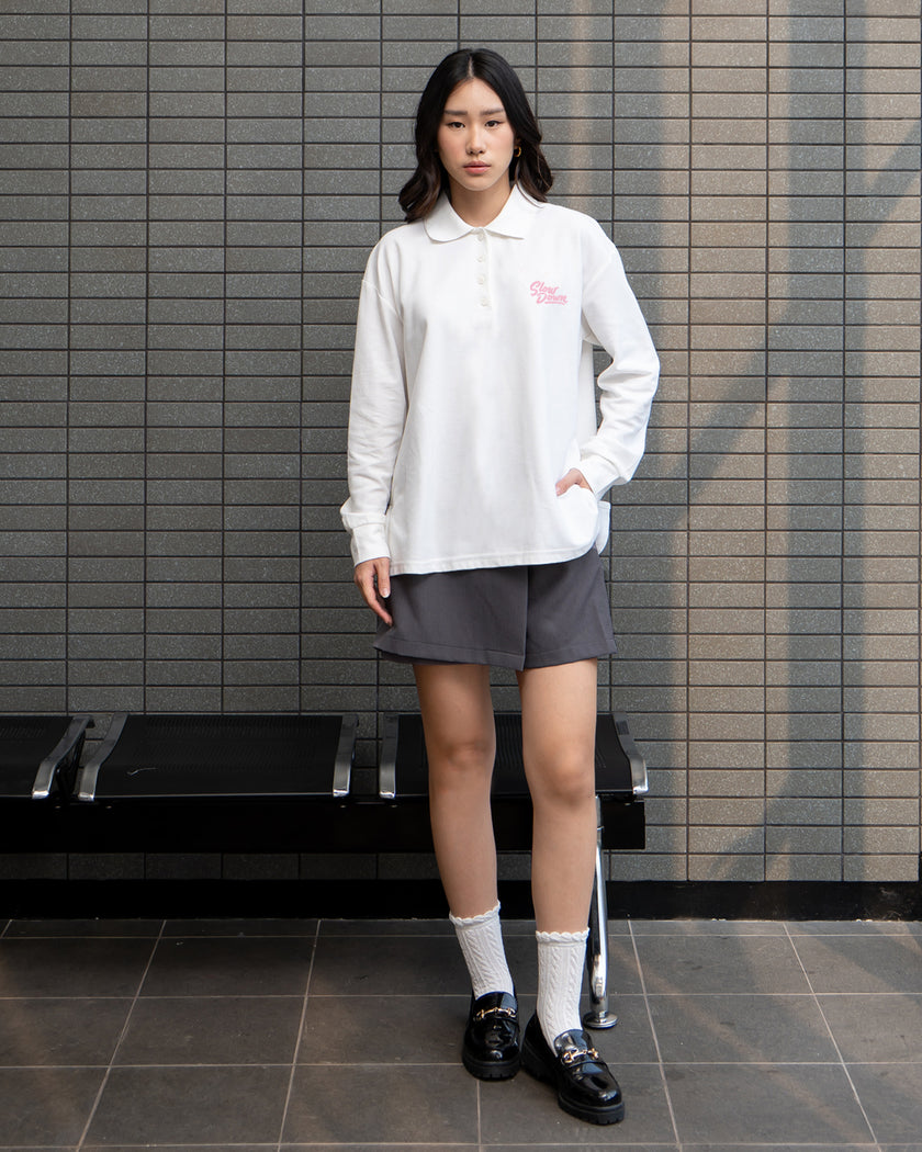 Nomitee's Thiago Top Atasan Wanita Lengan Panjang Oversized