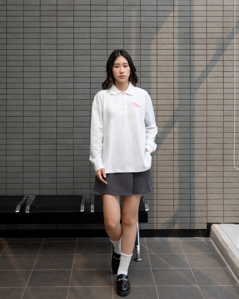 Nomitee's Thiago Top Atasan Wanita Lengan Panjang Oversized