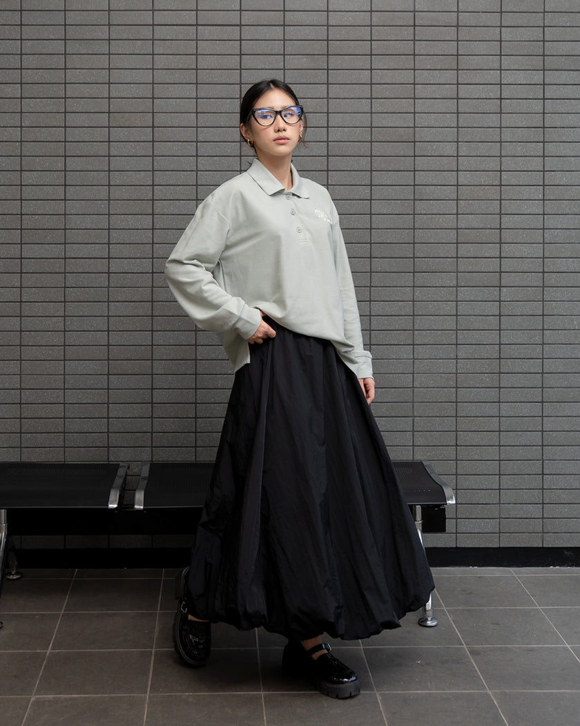 Nomitee's Thiago Top Atasan Wanita Lengan Panjang Oversized