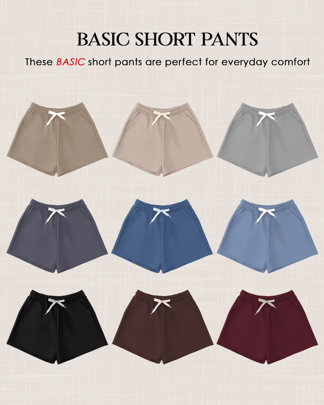 Nomitee's Basic Short Pants Celana Pendek Wanita