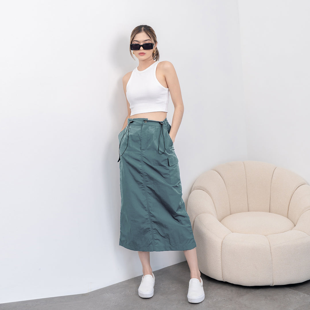 Nomitee's Billie Skirt Rok Cargo Panjang Wanita