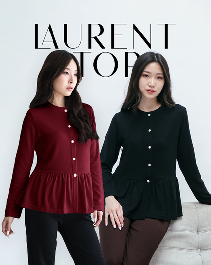 Nomitee's Laurent Top Atasan Wanita Lengan Panjang