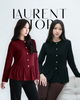 Nomitee's Laurent Top Atasan Wanita Lengan Panjang