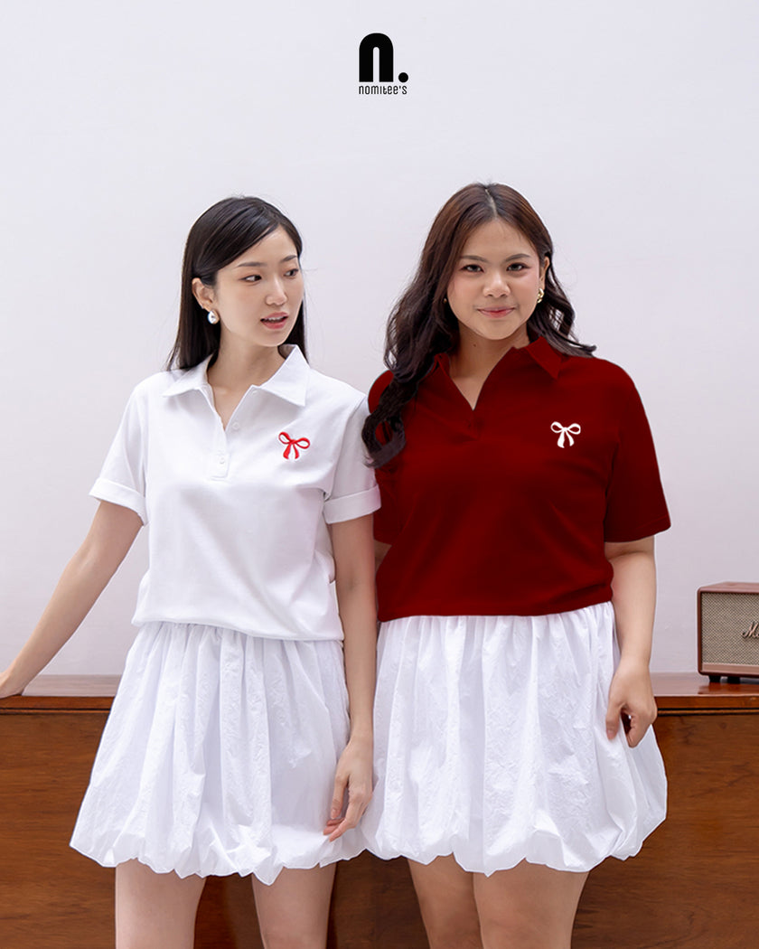 Nomitee's Foster Polo Shirt Atasan Lengan Pendek