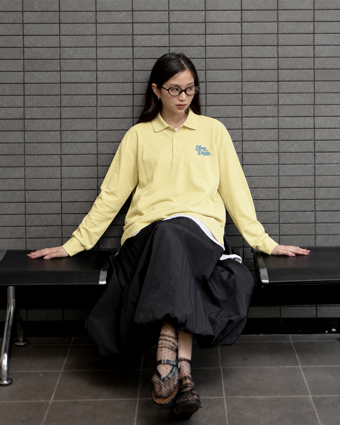 Nomitee's Thiago Top Atasan Wanita Lengan Panjang Oversized