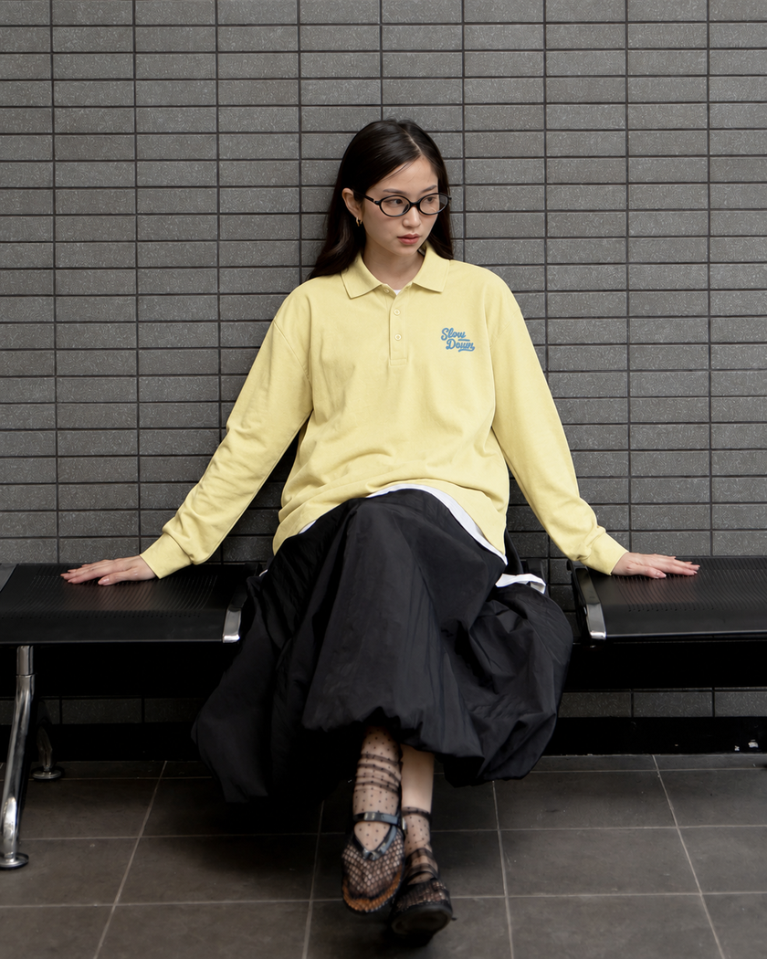 Nomitee's Thiago Top Atasan Wanita Lengan Panjang Oversized