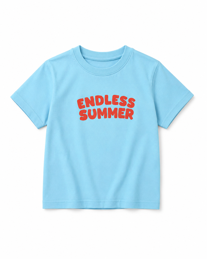 Nomitee's Endless Summer Top Atasan Wanita Lengan Pendek