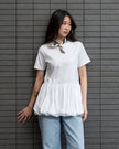 Nomitee's Amalia Top Atasan Wanita Lengan Pendek