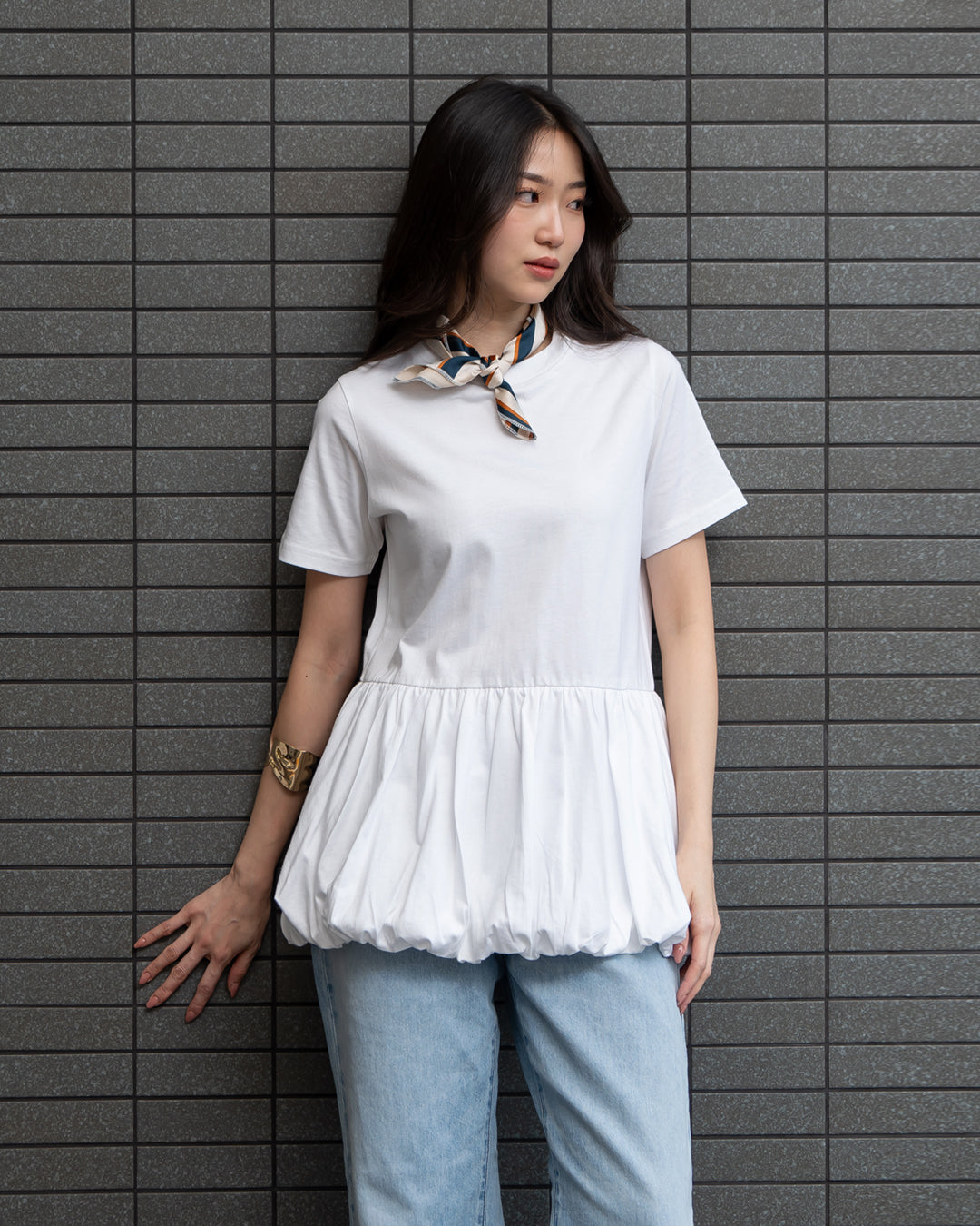 Nomitee's Amalia Top Atasan Wanita Lengan Pendek
