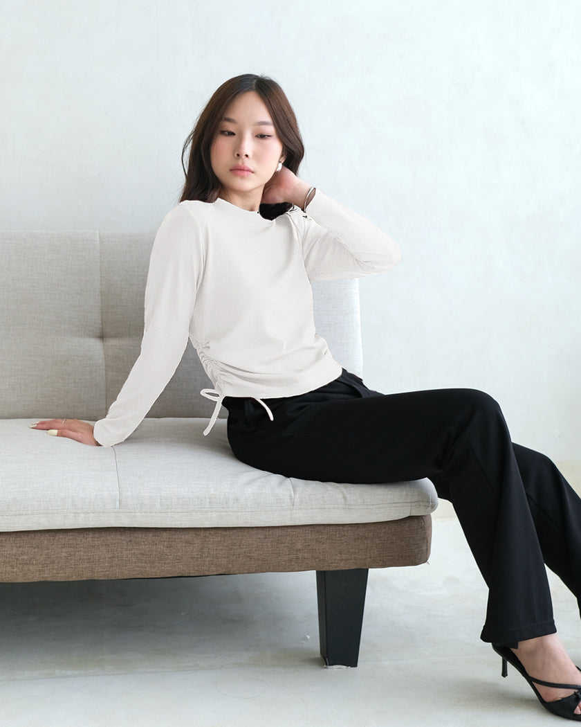 Nomitee's Belinda Top Atasan Wanita Lengan Panjang