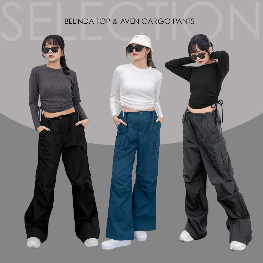 Nomitee's Aven Cargo Pants Celana Cargo Wanita