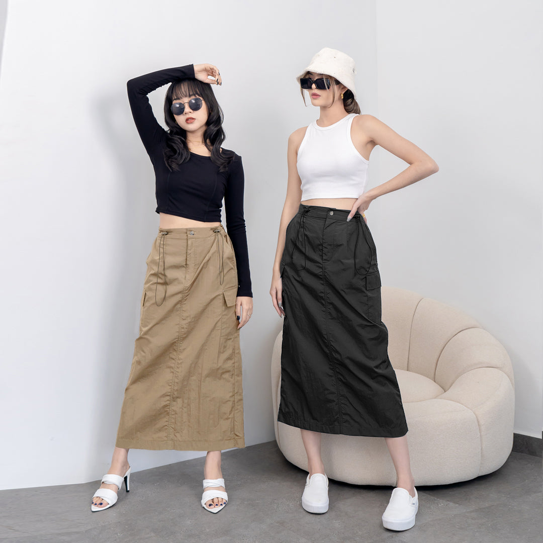 Nomitee's Billie Skirt Rok Cargo Panjang Wanita