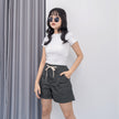 Nomitee's Bolton Pants Celana Cargo Pendek Wanita