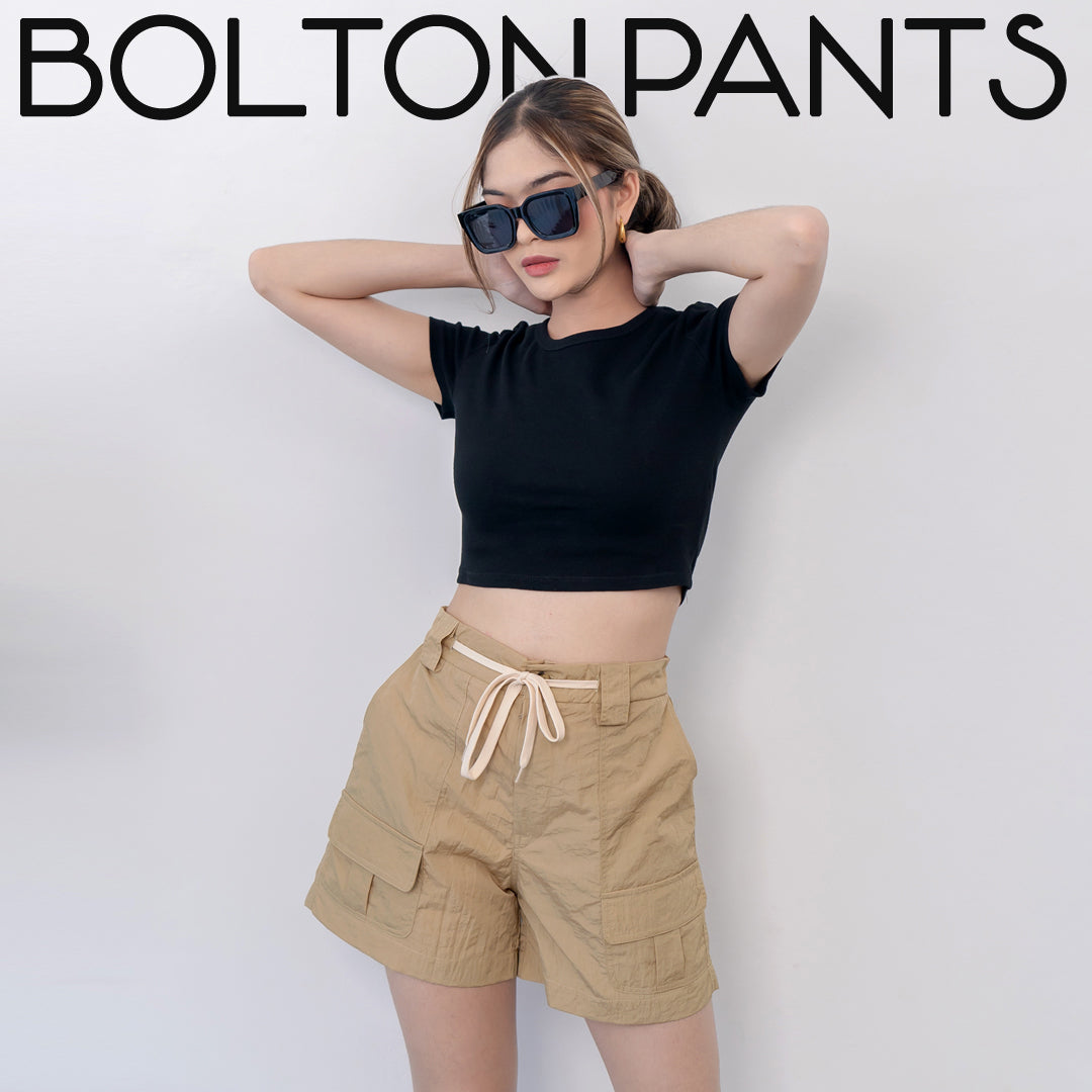 Nomitee's Bolton Pants Celana Cargo Pendek Wanita