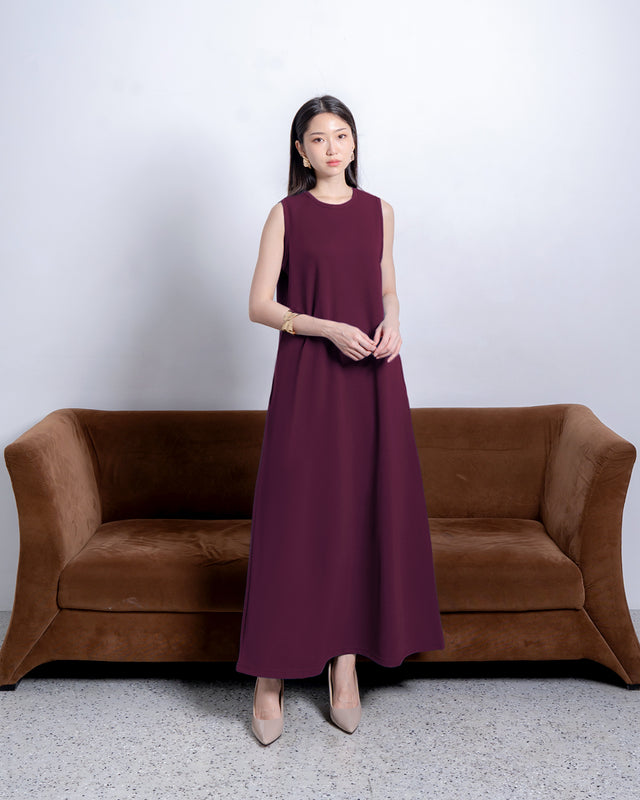 Nomitee's Vania Dress Tanpa Lengan