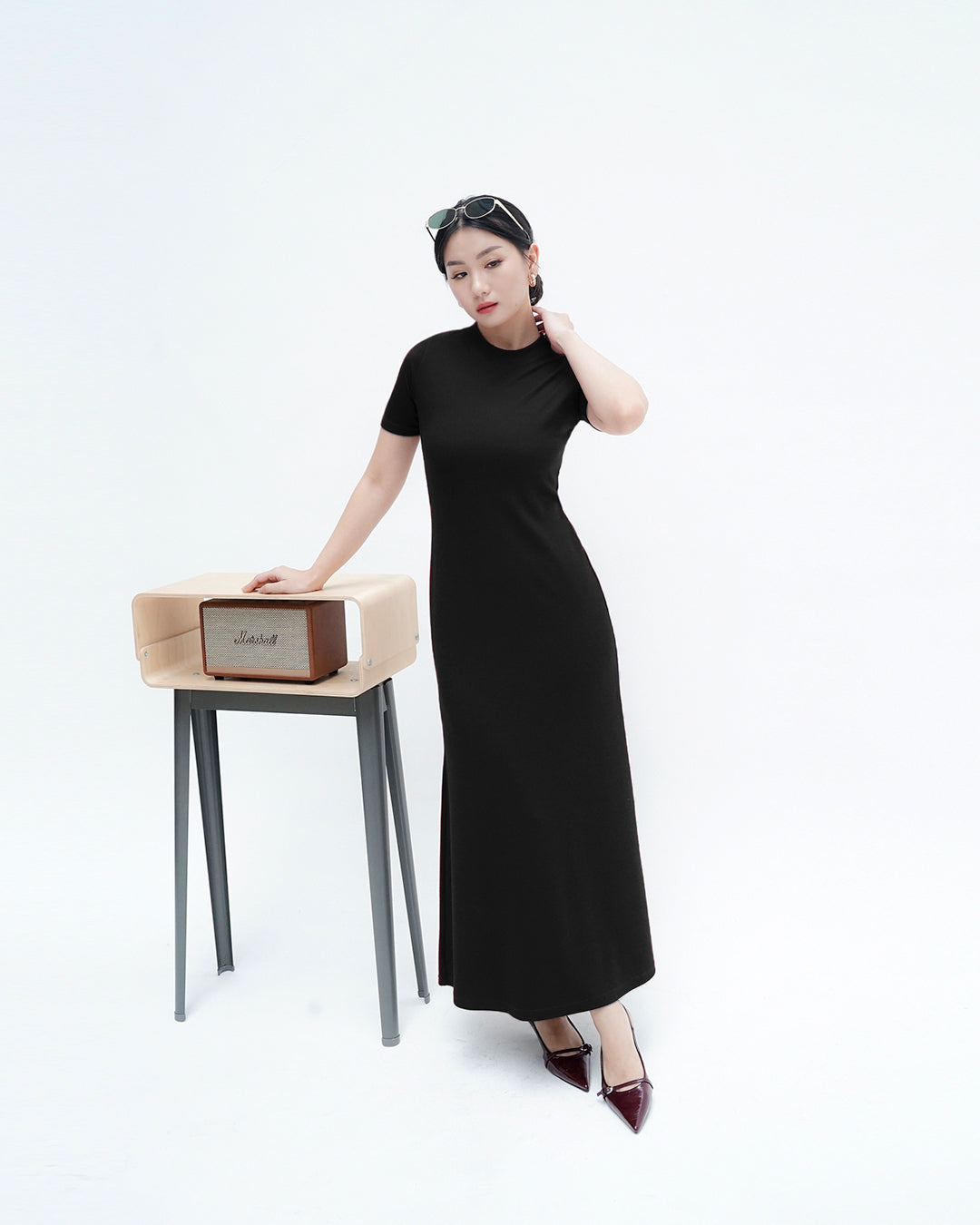 Nomitee's Charleen Dress | Maxi Dress Lengan Pendek