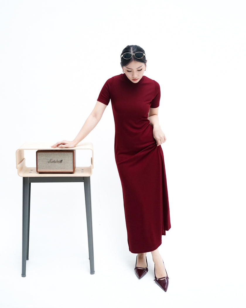 Nomitee's Charleen Dress | Maxi Dress Lengan Pendek