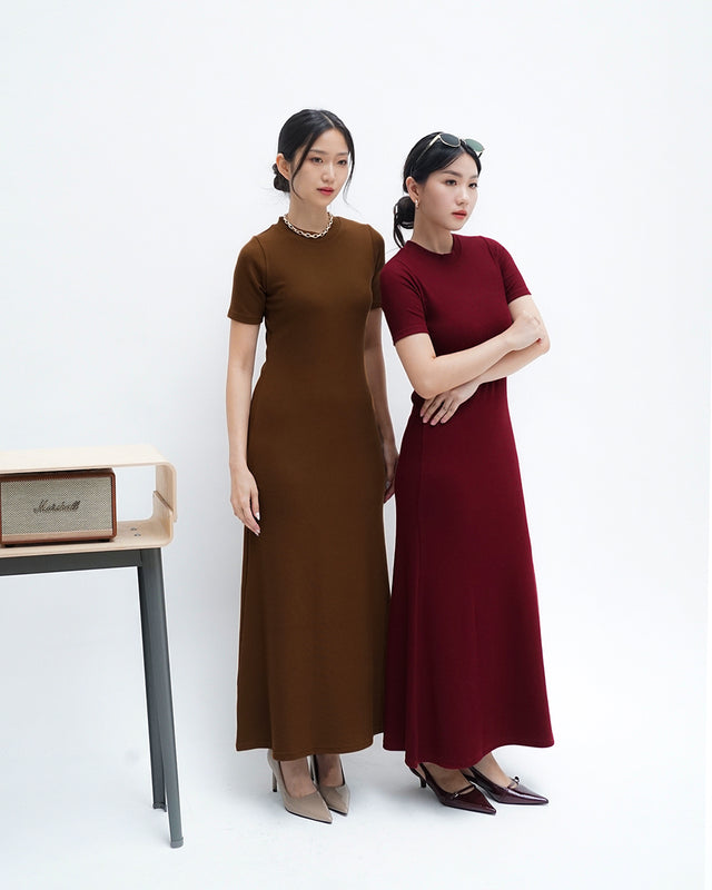 Nomitee's Charleen Dress | Maxi Dress Lengan Pendek