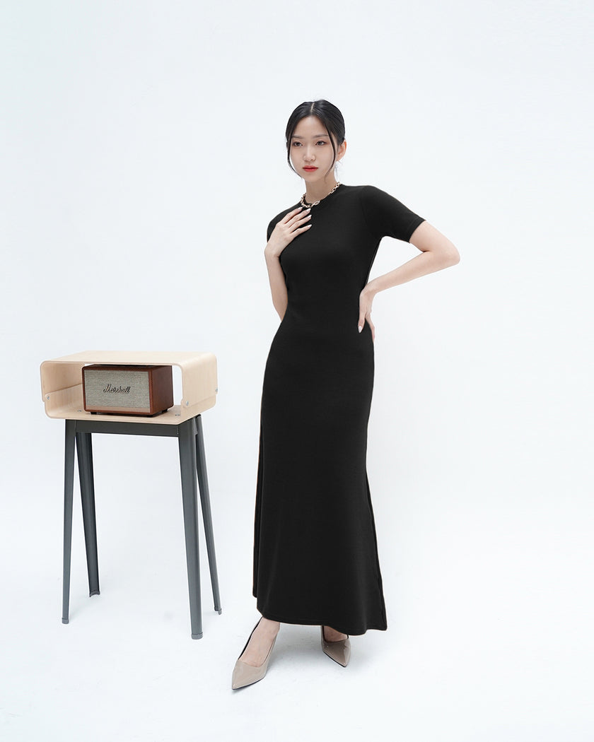 Nomitee's Charleen Dress | Maxi Dress Lengan Pendek