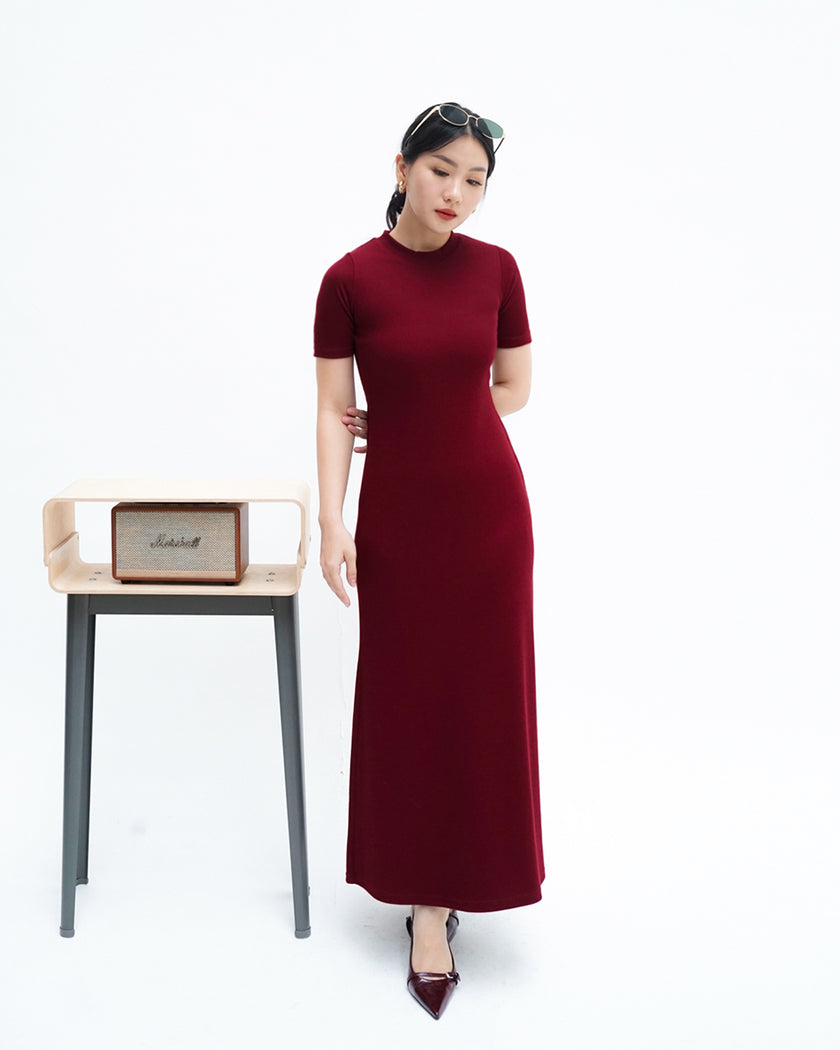 Nomitee's Charleen Dress | Maxi Dress Lengan Pendek